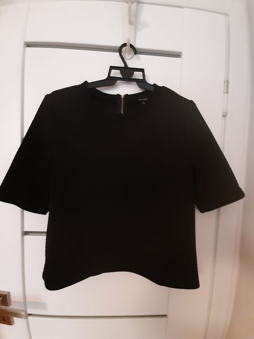 Czarna elegancka bluzka NEW LOOK 12/40 aktualne