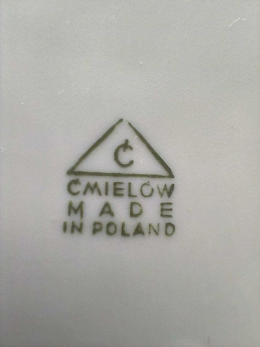 ĆMIELÓW BOLERO Józefina Serwis obiadowy i kawowy w kol. biał. ze zdob.