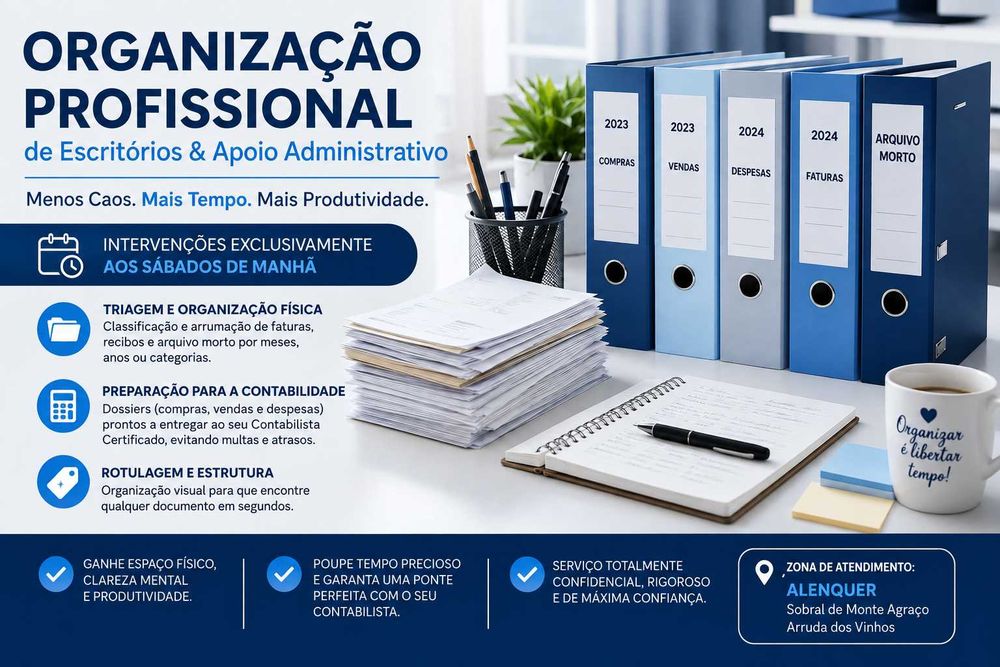 Organização de Escritórios ao Sábado / Preparação para Contabilidade