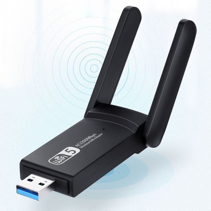 Karta Sieciowa Wifi Adapter Usb 3.0 1300 Mbps 5Ghz