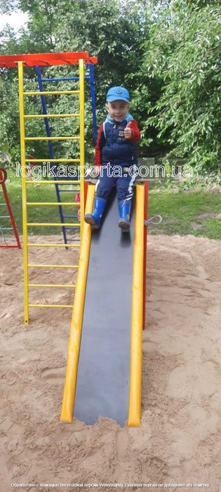Игровая площадка, детский спортивный комплекс, горка, домик, качели