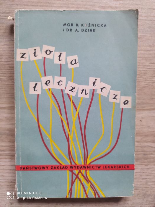 Kuźnicka, Dziak "Zioła lecznicze" 1960, wydanie pierwsze