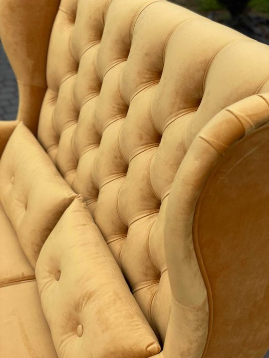 Sofa Uszak | Musztardowa | Polski Producent