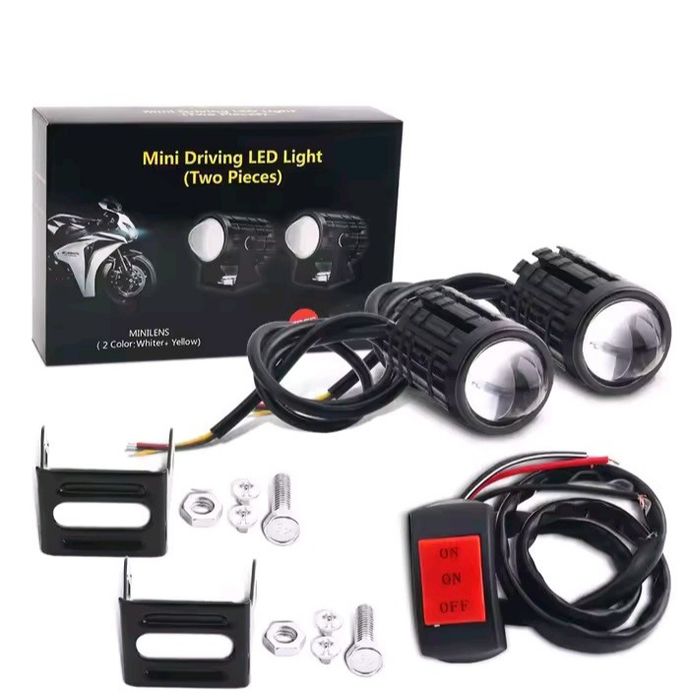 Farol auxiliar para moto