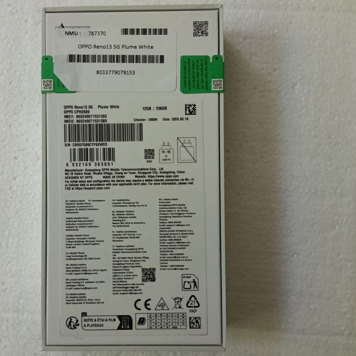 Smartphone OPPO Reno 13 5g