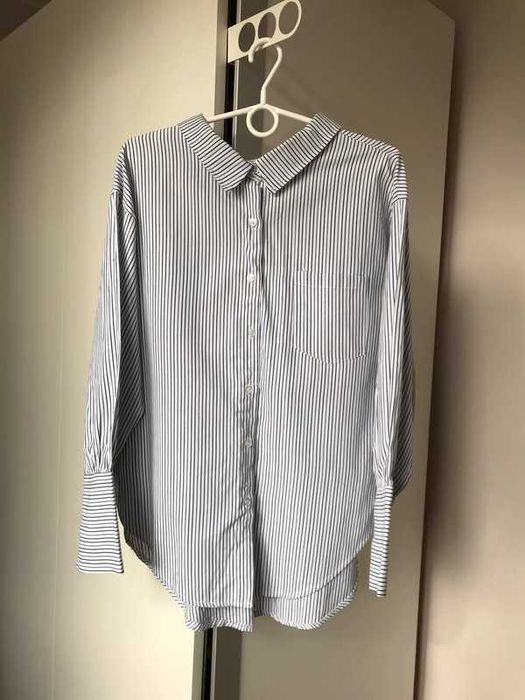 Elegancka koszula w paski z kółkiem XL/42