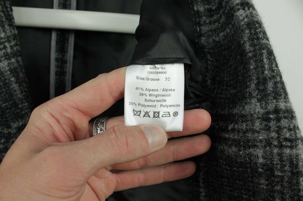 Теплий спортивний піджак блейзер NAVYBOOT Loro Piana Suri Alpaca 52 Л