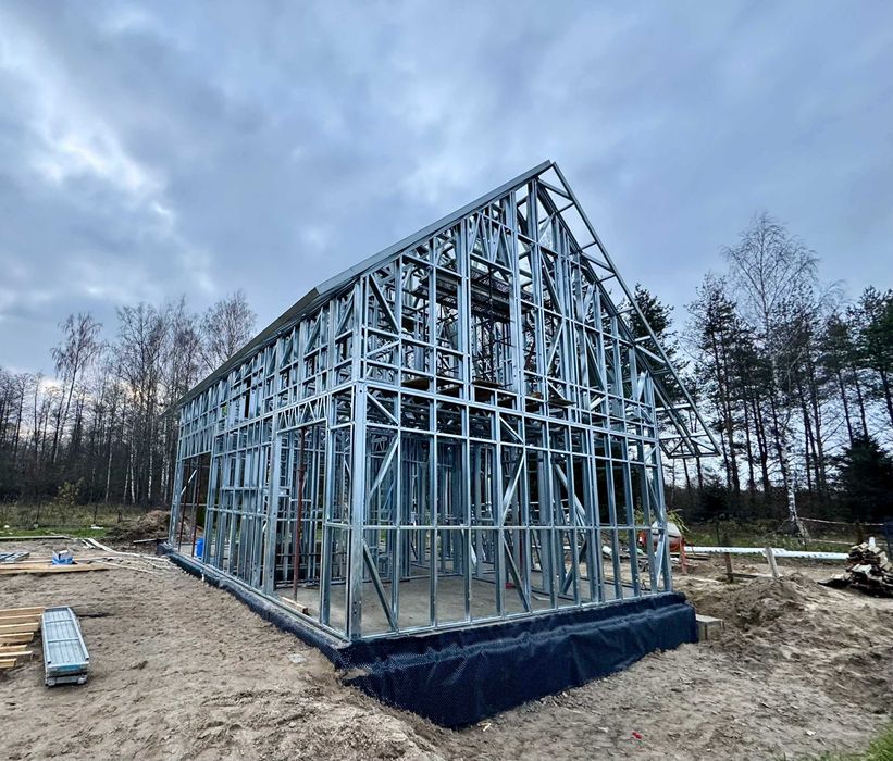 Szkielet domu do samodzielnego montażu - Technologia SCS