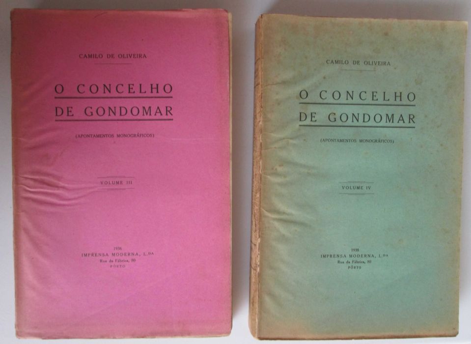 Monografia do Concelho de Gondomar, de Camilo de Oliveira
