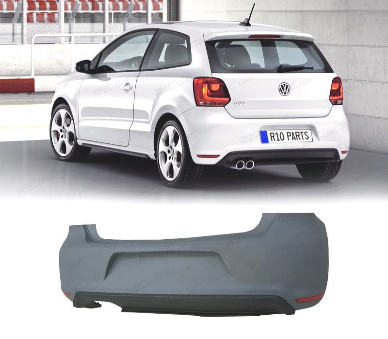 PARA-CHOQUES TRASEIRO VOLKSWAGEN VW POLO 14- LOOK GTI