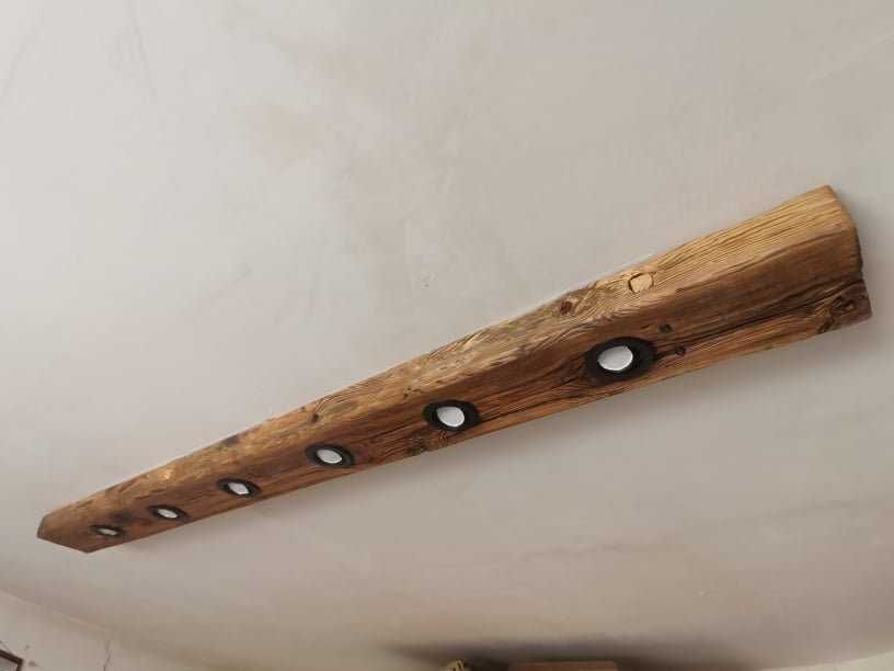 Lampa Stare Drewno Lampy sufitowe ścienne rustyk retro boho industrial