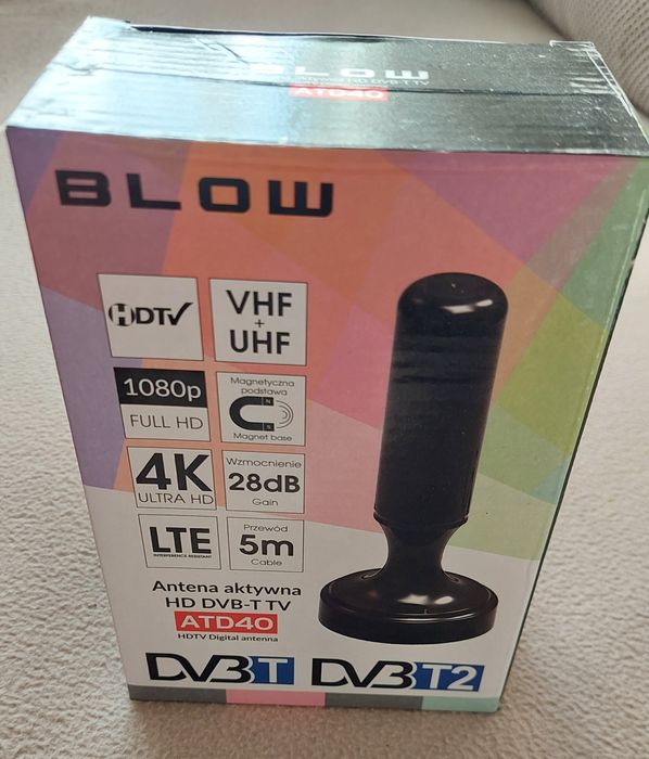Antena aktywna DVBT-2  BLOW ATD40