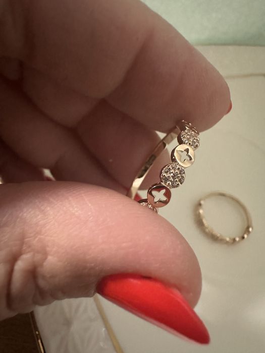 Каблучка К1470  від 1.52(18,5р)- Золото ( червоне ) 585 проби