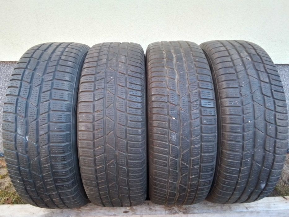 4 opony zimowe Continental 205/60R16, bieżnik 7/6mm.
