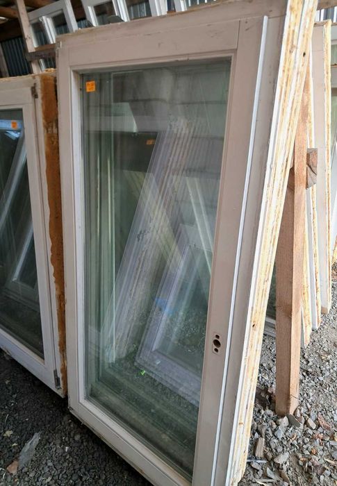 OKNA Drewniane Sosnowe 84x160cm 3 sztuki okno białe