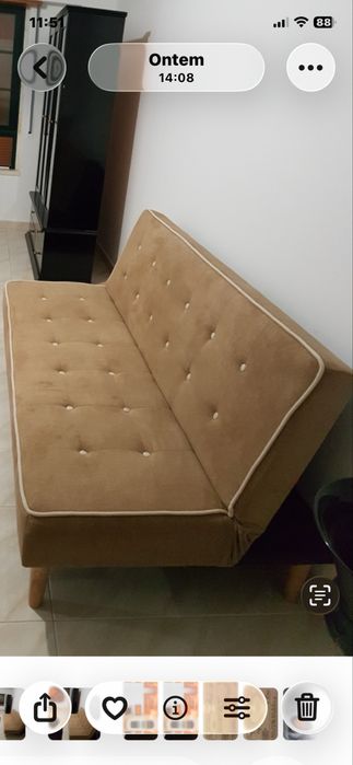 Vendo sofá cama novo