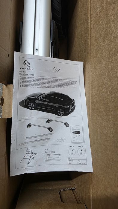 Barras de tejadilho C5X