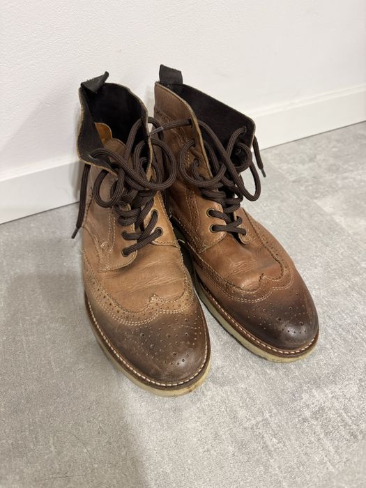 Buty botki Selected meskie roz 41 brązowe