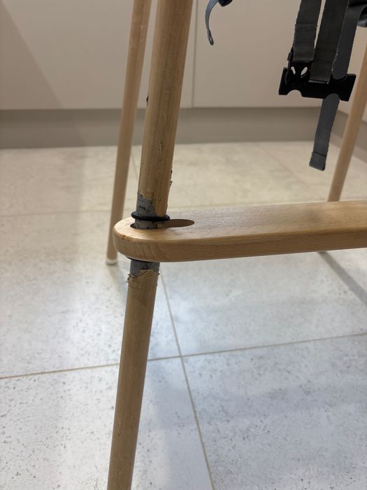 Krzesełko do karmienia IKEA Antilop z podnóżkiem