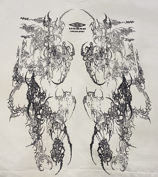 Продам белый лонгслив Umbro, б/у.