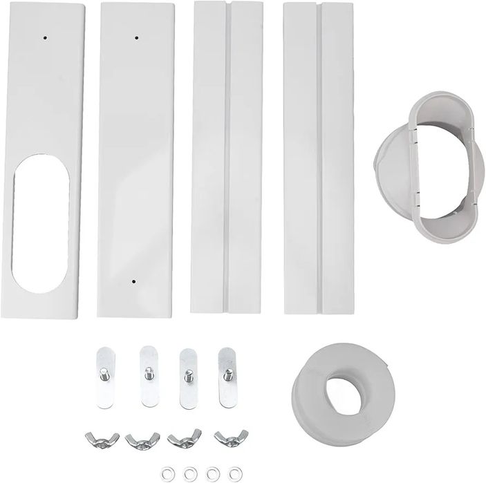 Віконний комплект для мобільного кондиціонера з ПВХ ущільнювачем.