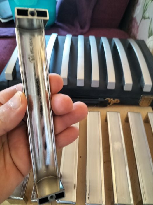 Ручки мебельные стальные