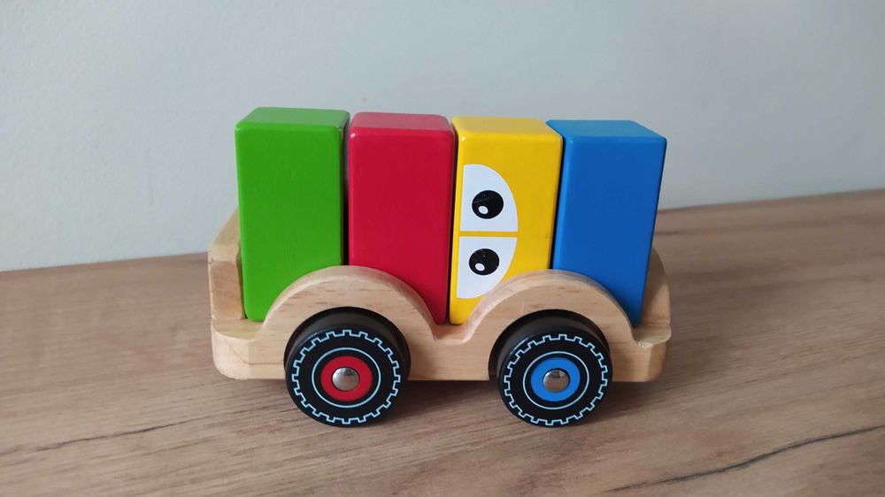 Auto drewniane Układanka Klocki 2+ Smart Games