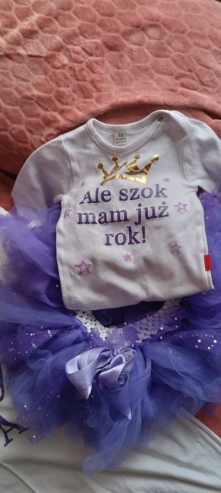 Ubranko na roczek dla dziewczynki i rodziców