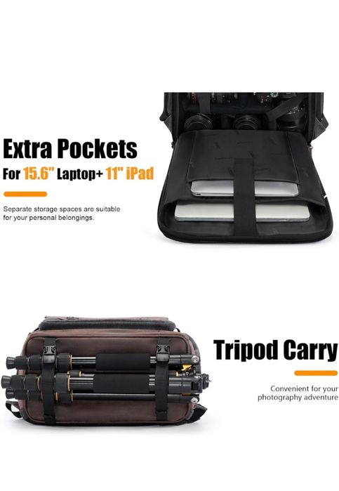 Mochila fotografia / video estilo vintage