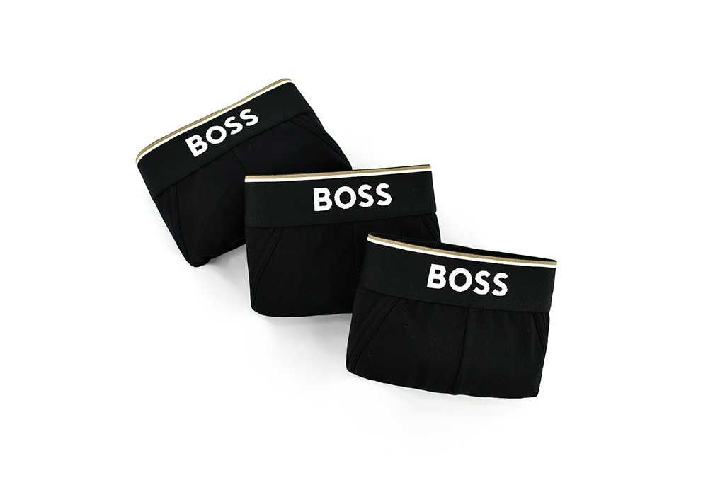 HUGO BOSS slipki 3 PAK slipek męskich NOWOŚĆ 2025
