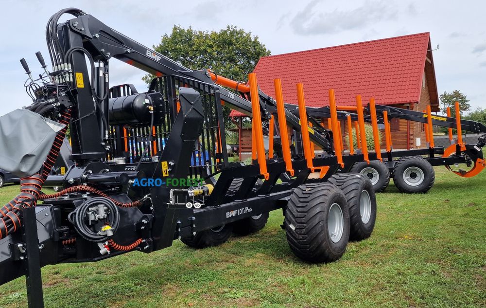 Przyczepa Leśna  BMF 10T2 Pro 720 - Rabaty ! 6 Par koła 500x17