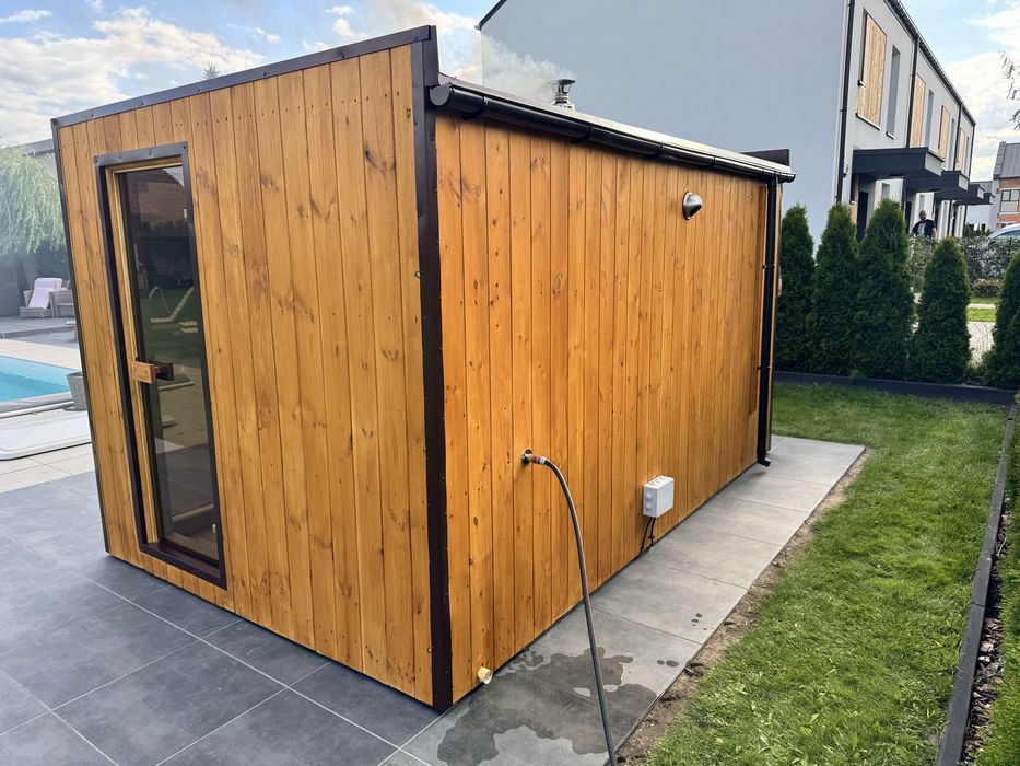 Sauna ogrodowa sauna ocieplona prysznic