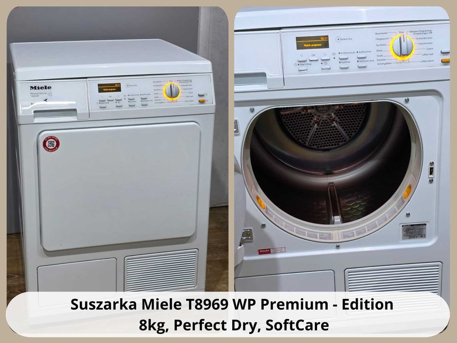 Suszarka z pompą ciepła Miele T8969WP Premium - Edition,8kg,PerfectDry