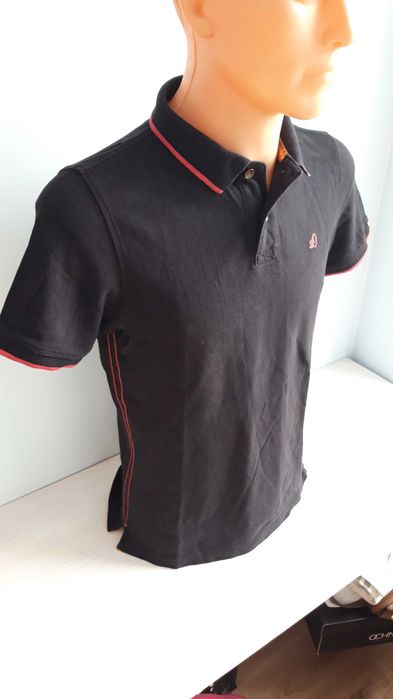 Koszulka polo S.Oliver czarna