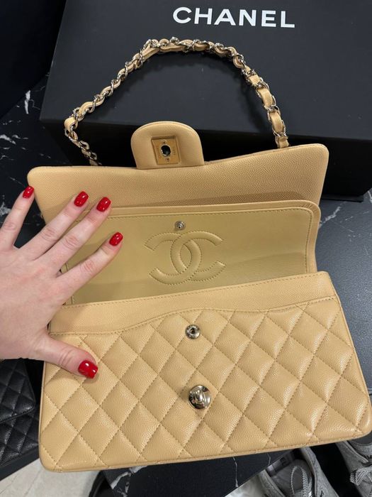 Сумка Chanel шкіра ікра flap 25 повний комплект бутика сумка жіноча шкіряна максимальна преміум якість