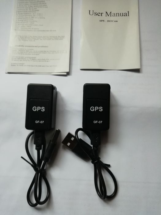 2 Aparelhos Miniatura de GPS Com 2 cartões Para Carros Motas Ou Malas