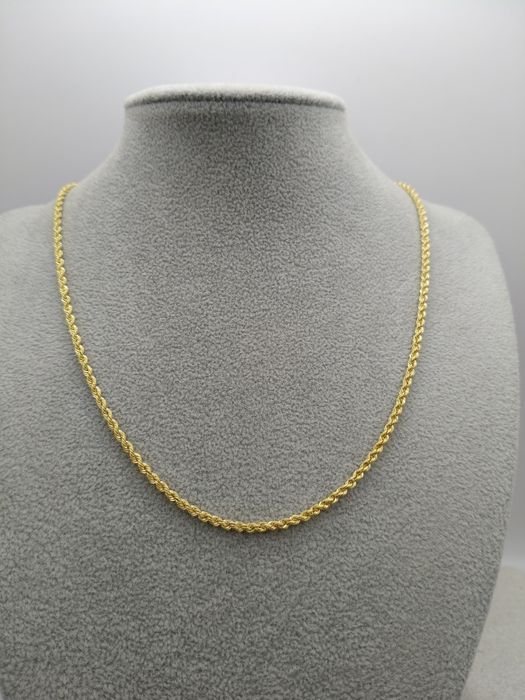 Złoty Łańcuszek Kordel 50cm Pr.585 Nowy Zapraszamy