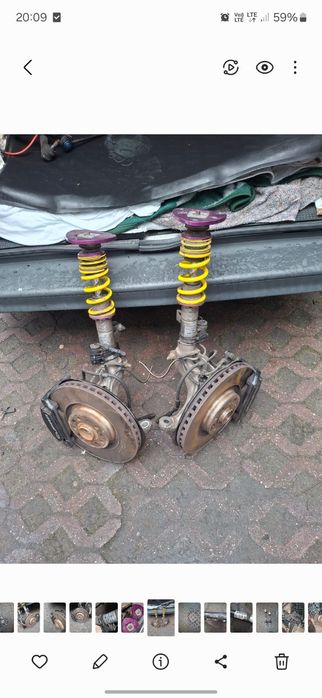 Kompletne kopyta kolumny MacPhersona Seat Leon III Lift