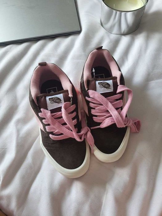 !BIG SALE! Vans Knu Skool Brown Pink 36 37 38 39 40 41 42
