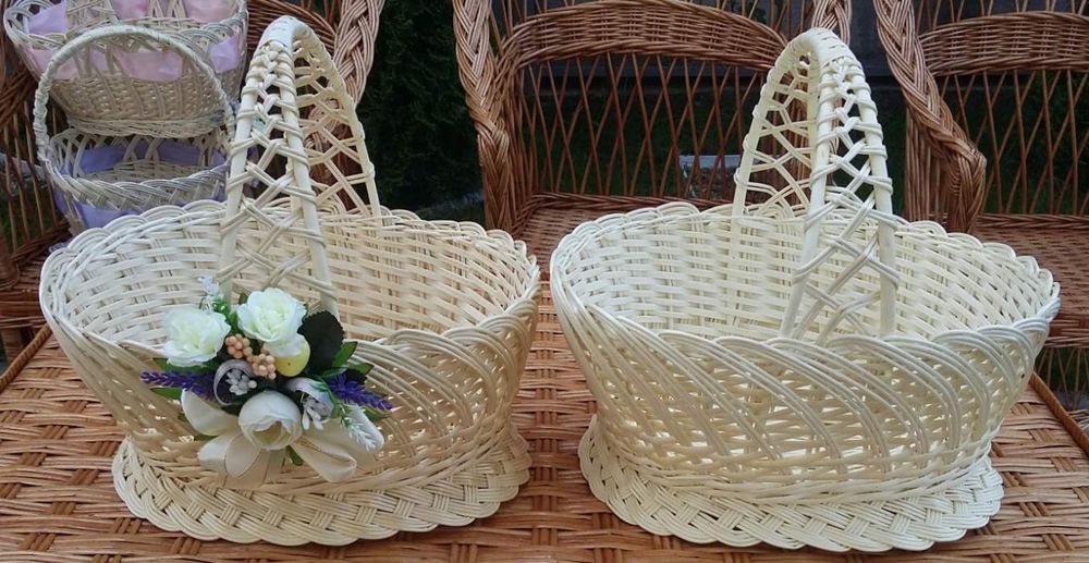 Пасхальні кошики, плетёная корзина, пасхальная корзина