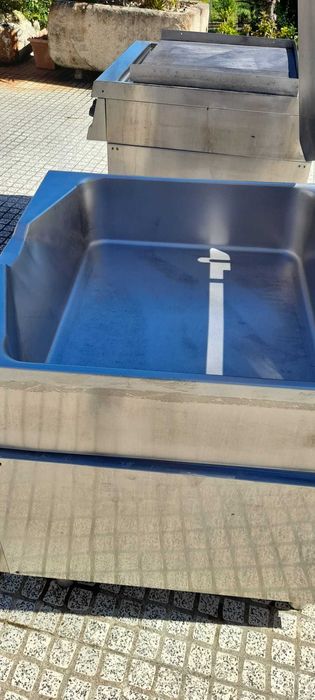 Fritadeira basculante em inox