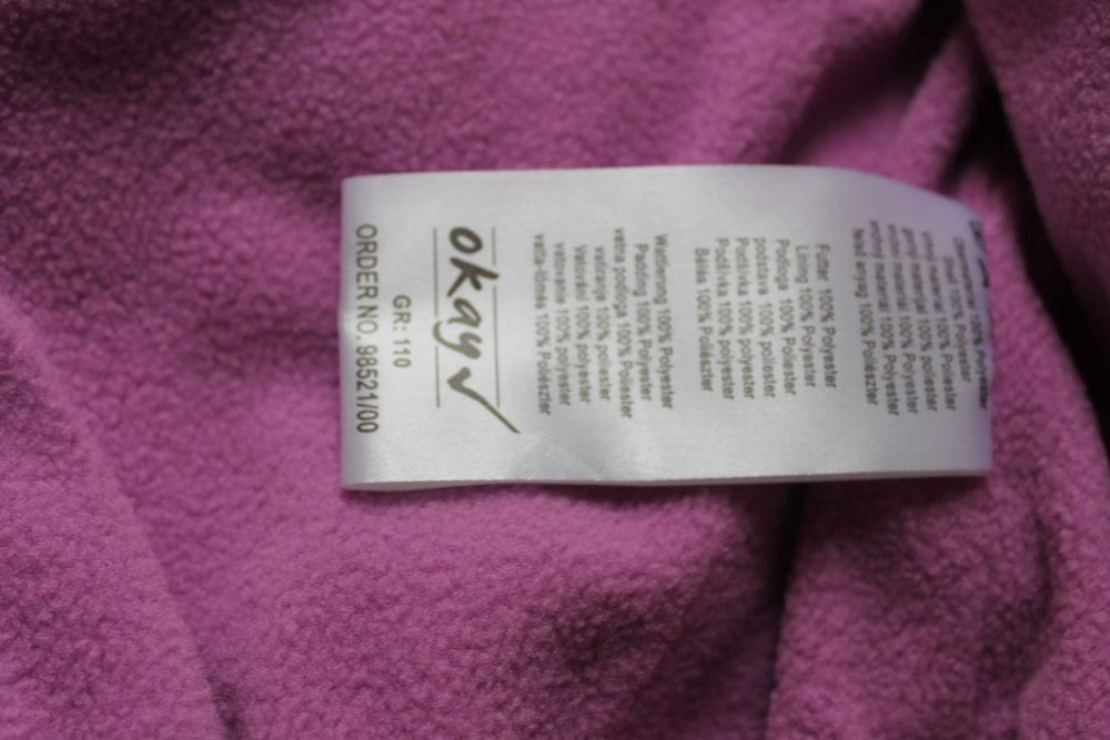 Nowa kurtka zimowa dla dziewczynki rozmiar 110