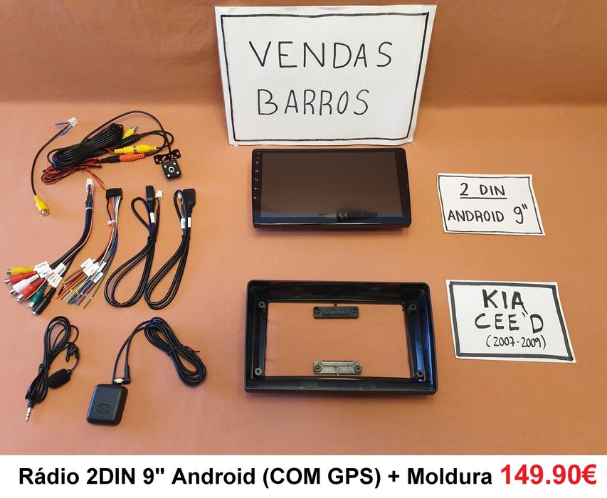 (NOVO) Rádio 2DIN • KIA Ceed (2007 a 2019) • Android JD Cee'd [4+64GB]