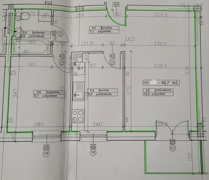 Mieszkanie 50,60m² z windą i balkonem