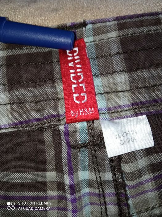 H&M krótkie spodenki szorty w kratkę M