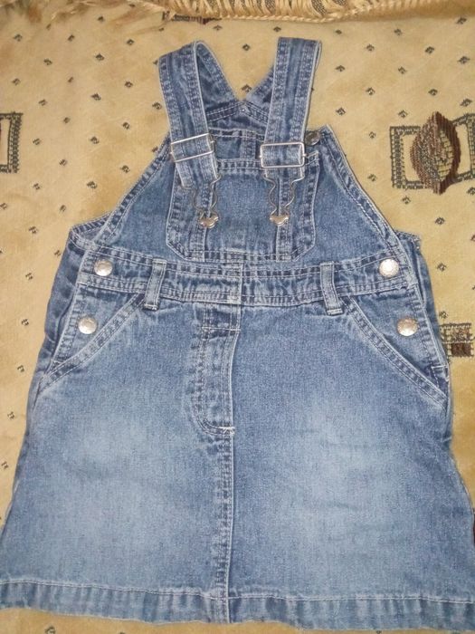Сарафан джинсовый на 18 месяцев 86 см