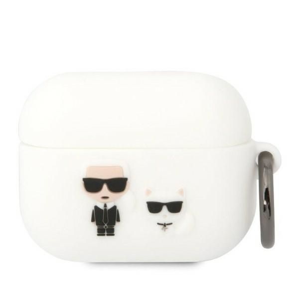 Karl Lagerfeld KLACAPSILKCW AirPods Procover biały/white Karl &