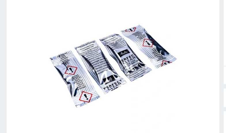 Zestaw Melitta do ekspresu odkamieniacz tabletki czyszczące płyn