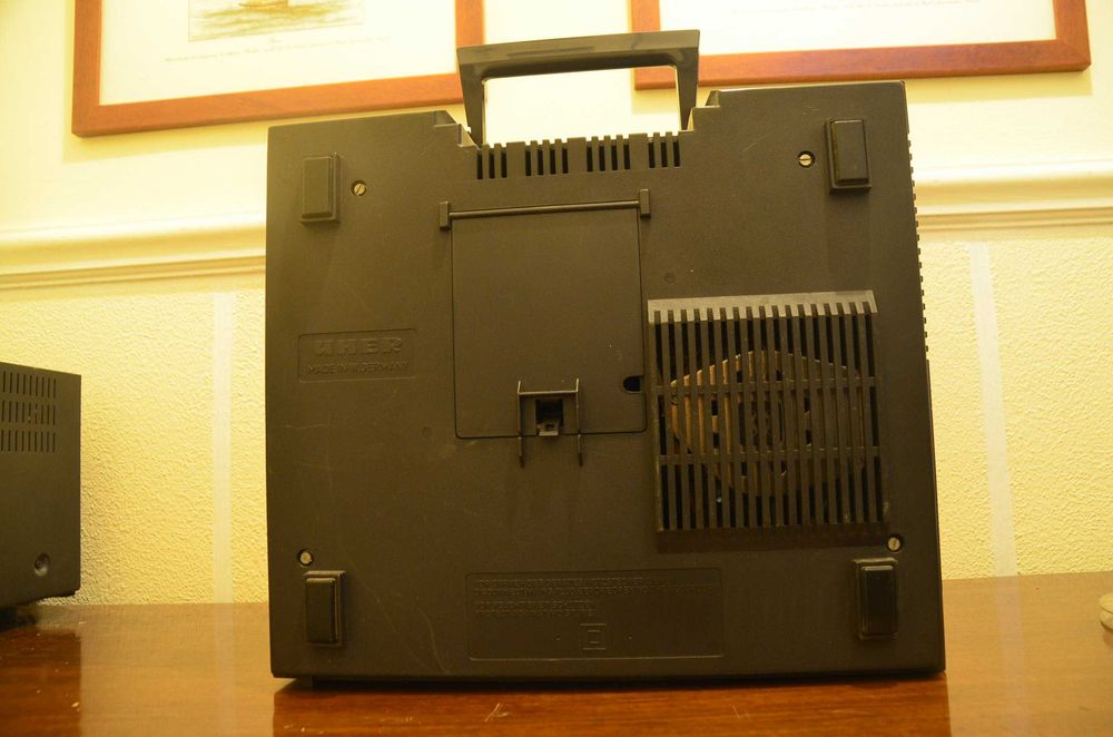 Gravador de bobines Uher 714 - A funcionar