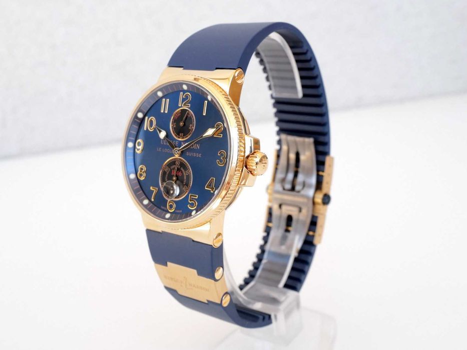 Ulysse Nardin Marine Chronometer 41mm 18K Rose Gold Blue Dial
